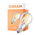Osram Classic LED E27 Poire Filament 2.5W 525lm - 830 Blanc Très Chaud