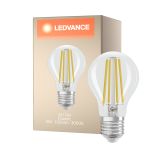 Ledvance Filament LED E27 Poire Claire 5W 1055lm - 830 Blanc Chaud | Équivalent 75W