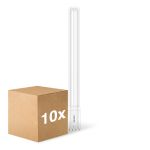 Lot 10x Philips CorePro PL-L LED Ampoule Mains 24W - 840 Blanc Froid | 4-Pins - Équivalent 55W