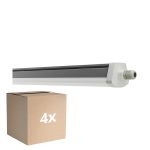 Lot 4x Ledvance Étanche Réglette Imperméable FLEX Câblage Traversant 42W 6900lm - 865 Lumière Du Jour | 150cm - Équivalent 2x58W