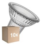Lot 10x Ledvance Spot LED GU10 PAR16 6.9W 650lm 120D - 930 Blanc Chaud | Meilleur Rendu Des Couleurs - Dimmable - Équivalent 80W