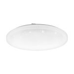 Eglo Mur et Plafonnier Frania-S Acier Blanc 5.5W 600lm - 830 Blanc Chaud | IP20 