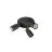 SLV Puri 2.0 Aluminium Spot Noir | Convient pour 3x GU10