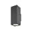 SLV Theo Pro L Applique Murale Aluminium Anthracite 10W 1200lm - 827 Blanc Très Chaud | Extérieur - IP65