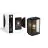 D'Lite Applique Murale Arlo Noir | IP44 - Convient pour 1x E27