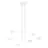 Emibig Suspension Luminaire Modus Acier Blanc | Convient pour 6x GX53 - Max 12W