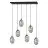 Emibig Suspension Luminaire Astral Acier Noir | Convient pour 6x E14 - Max 10W