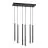 Emibig Suspension Luminaire Selter Acier Noir | Convient pour 6x G9 - Max 8W