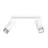 Emibig Plafonnier Hiro Acier Blanc | Convient pour 2x GU10 - Max 10W