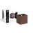 D'Lite Applique Murale Nova Rust Up & Down 4.9W 480lm - 830 Blanc Chaud | IP54 - Angle de faisceau réglable