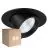 Lot 6x Noxion Spot LED Forza V2 Aluminium Noir 28/32/36/40W - 3300/3700/4100/4500lm 36D - 930-940-957 CCT | 160mm - Diamètre 145mm - Meilleur Rendu Des Couleurs