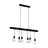 Eglo Suspension Luminaire Townshend Acier Noir | IP20 - Convient pour 6x E27 