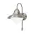 Eglo Applique Murale Sidney Acier Inoxydable | IP44 - Convient pour 1x E27 - Détecteur De Mouvement