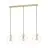 Eglo Suspension Luminaire Manizales Acier Dorée | IP20 - Convient pour 3x E27 