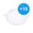 Lot 15x Bright Choice Downlight LED UltraSlim 15W 1200lm 110D - 840 Blanc Froid | 190mm - Diamètre 175mm