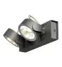 SLV Kalu Double Mur et Plafonnier Aluminium Noir 31W 2000lm - 830 Blanc Chaud | Dimmable 