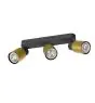 SLV Puri 2.0 Aluminium Spot Noir | Convient pour 3x GU10