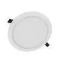 Ledvance Downlight Slim Alu Blanc 19W 1900lm 90D - 830 Blanc Chaud | Diamètre 205mm - IP44 