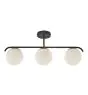 Nordlux Grant Suspension Luminaire Verre Noir | Convient pour 3x E14