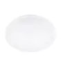 Eglo Mur et Plafonnier Frania-S Acier Blanc 18W 1850lm - 840 Blanc Froid | IP44 