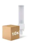 Lot 10x Ledvance Dulux-D LED 7W - 830 Blanc Chaud | 2-Pins - Équivalent 18W