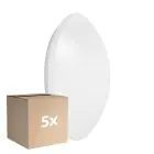 Lot 5x Ledvance Surface Circulaire 350 18W 830 1440lm Blanc IP44 | avec Détecteur de Mouvement - Blanc Chaud - Équivalent 2x18W
