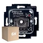 Lot 6x Busch-Jaeger Variateur Rotatif LED encastré 6523U-102 2-100W 50/60Hz