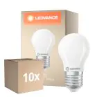 Lot 10x Ledvance Classic LED E27 Poire Dépolie 3.4W 470lm - 827 Blanc Très Chaud | Dimmable - Équivalent 40W
